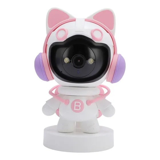 Câmera De Bebê Pan Tilt Wifi Em Forma De Urso 2,4 Ghz 5 Ghz
