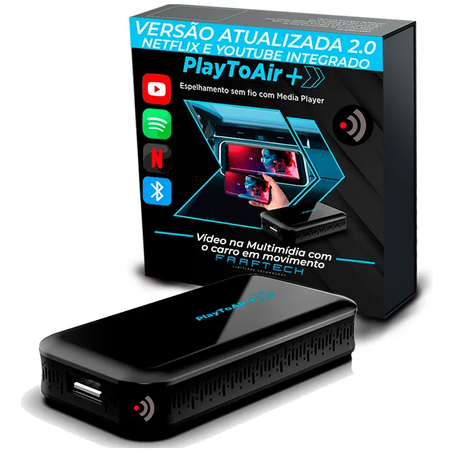Playtoair Netflix Youtube Espelhamento De Celular Lançamento