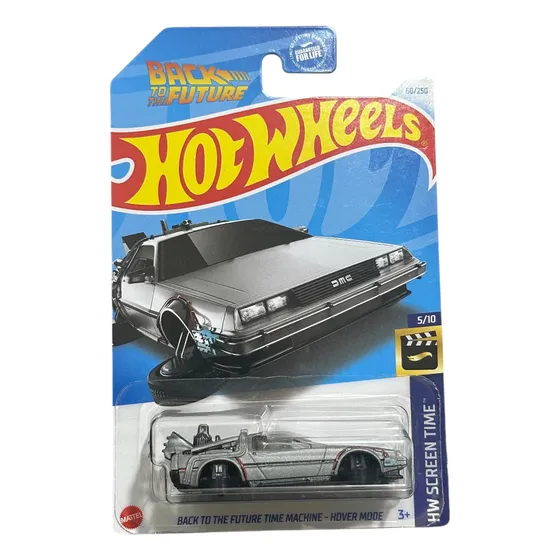 Hotwheels Back To The Future Time Machine- Hover Mode 955 Gris