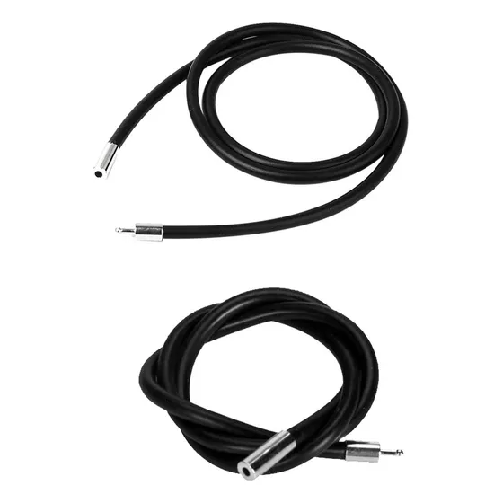 Paquete De 2 Cadena De Cuerda De Cuerda De Collar De Caucho