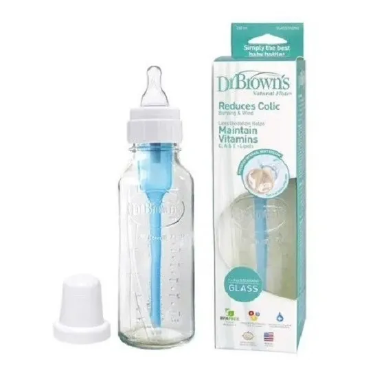  Tetero De Vidrio Dr Browns 8oz Unicolor