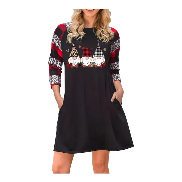 Vestido Fiesta Noche Ama Casa Estampado Dia San Valentin 74