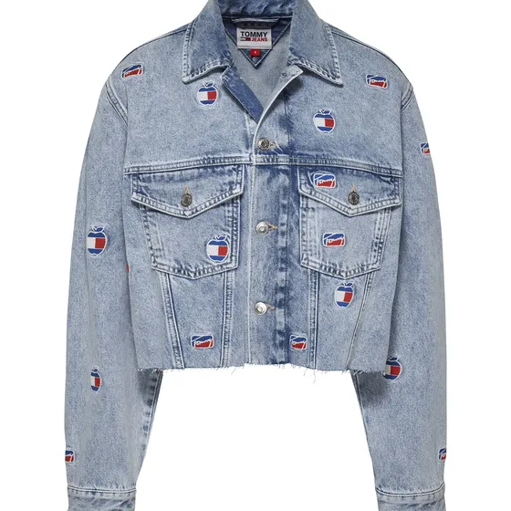 Chaqueta Vaquera De Algodón Reciclado Mujer Azul Tommy Jeans