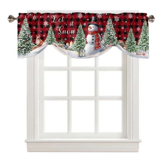 Cenefas De Ventana De Navidad Decoración Cocina Sala De Esta