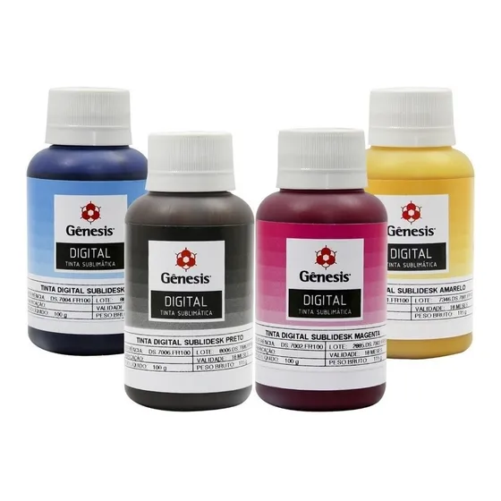 Tintas Sublimación 4 Colores Genesis