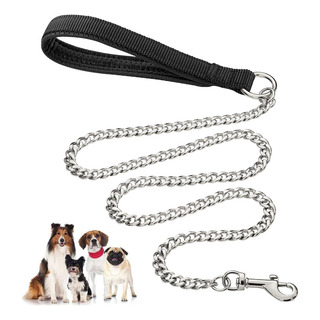 Para Correa De 6ft Para Perros, Cadena De Acero A Prueba De Para Correa De 6ft Para Perros, Cadena De Acero A Prueba De