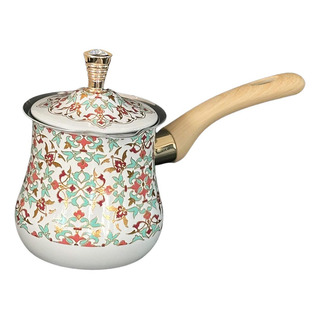 Cafetera Turca Olla Para Derretir Con 900 Ml Patrón Rojo Cafetera Turca Olla Para Derretir Con 900 Ml Patrón Rojo