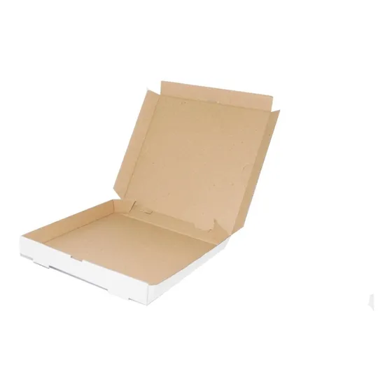 Caja Para Pizza Microcorrugado Blanca Grande X 50 Unidades