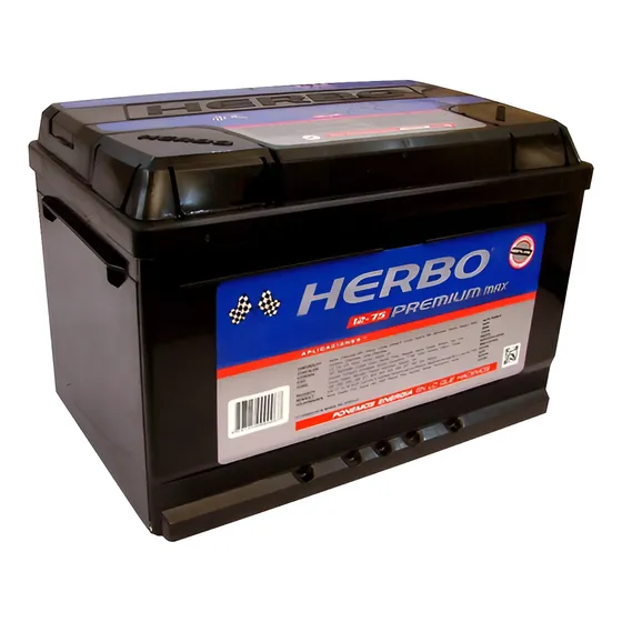 Batería 12x75 Herbo Instalación Sin Cargo