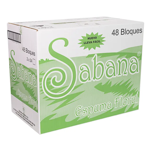 Espuma Oasis Floral Caja X 48 Marca Sabana
