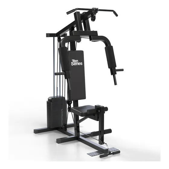 Home Gym G2000 Ten Series Estructura Negro Tapizado Negro