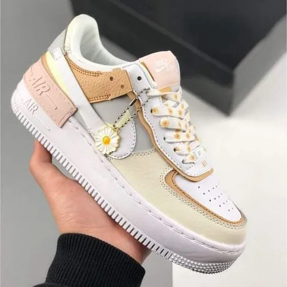 Nike Air Force One Shadow Sun Flower - Talla 36 Al 40