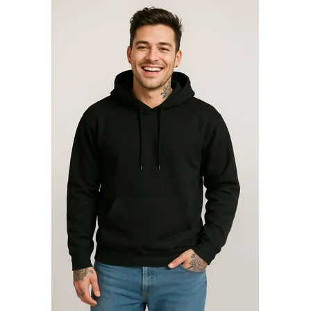 Moletom Canguru Unisex Liso Casaco