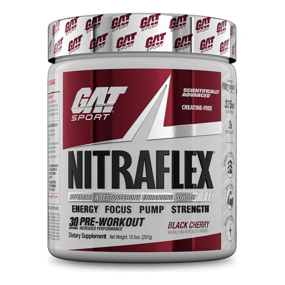 Polvo Gat Sport Nitraflex Advanced Para Antes Del Entrenamie