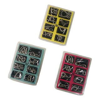 Jogo Puzzle Teste De Qi Quebra Cabeça Metal Enigma 8 Jogos Jogo Puzzle Teste De Qi Quebra Cabeça Metal Enigma 8 Jogos