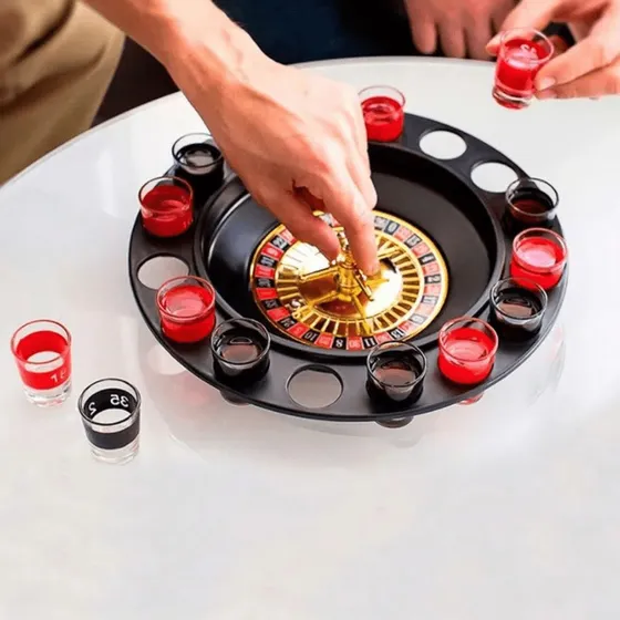 Juego Ruleta Shot Para Bebidas Fiesta