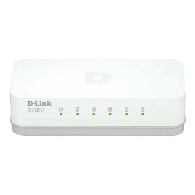 Switch 5 Puertos D-link Modelo Des-1005a