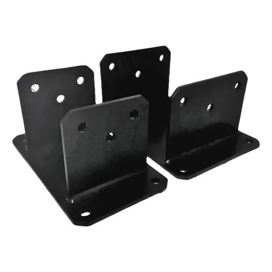 Base Para Poste 150*150 2 Aletas(unidad)