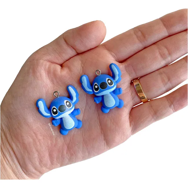 Pingentes Stitch P/ Montar Brincos Pulseiras Colar - 10 Pçs