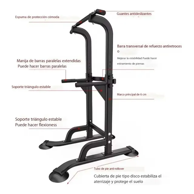 Barra Estacion Dominadas Calistenia Ejercicios Gym Sport
