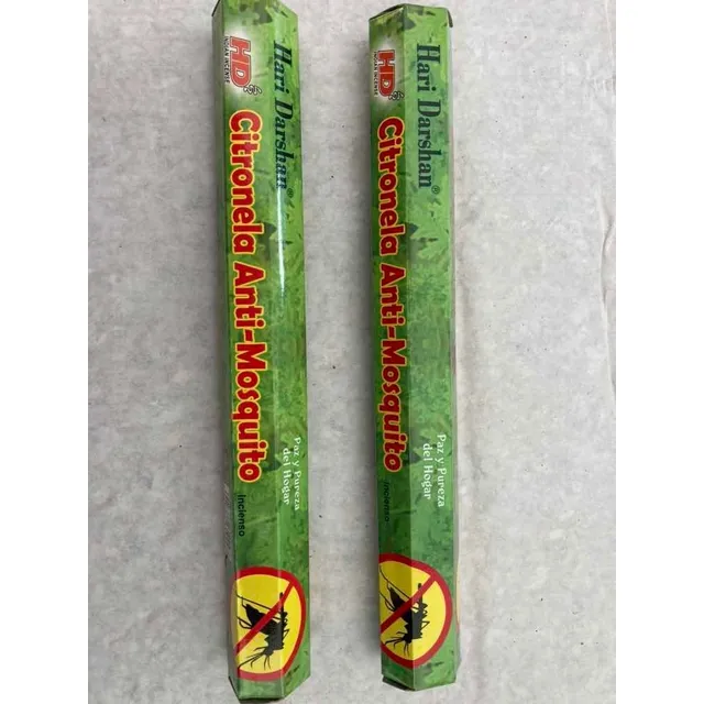 Incienso Citronella Anti-mosquito 2 Paq Hexagonales C/20 Var
