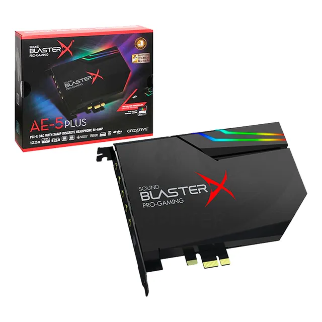 Tarjeta Sonido Creative Pcie Sound Blaster X Ae-5 Plus