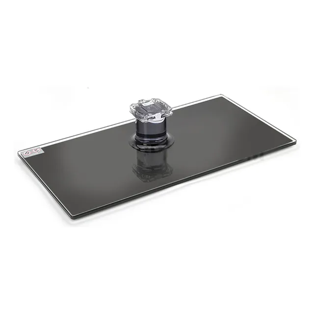 Base Inferior De Vidro Temperado Retangular Para Tv Samsung