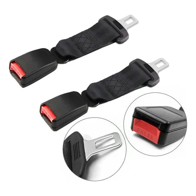 Paquete De 2 Extensores For Cinturón De Seguridad De Coche