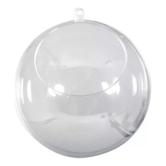Bambalinas Esfera Transparentes Abierta 8cm 10und
