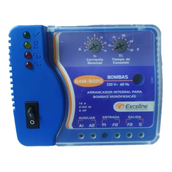 Arrancador Integral Exceline Bombas Monofasicas 220 V /