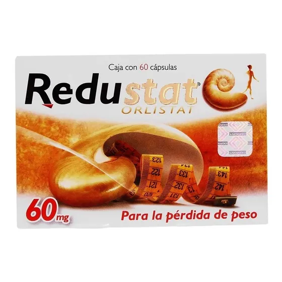 Pastillas Redustat 60 Mg Con 60 Cápsulas Con Orlistat