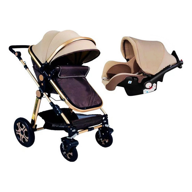 Kit 3em1 Carrinho De Bebê 4 Rodas + Bebê Conforto Kit 3em1 Carrinho De Bebê 4 Rodas + Bebê Conforto
