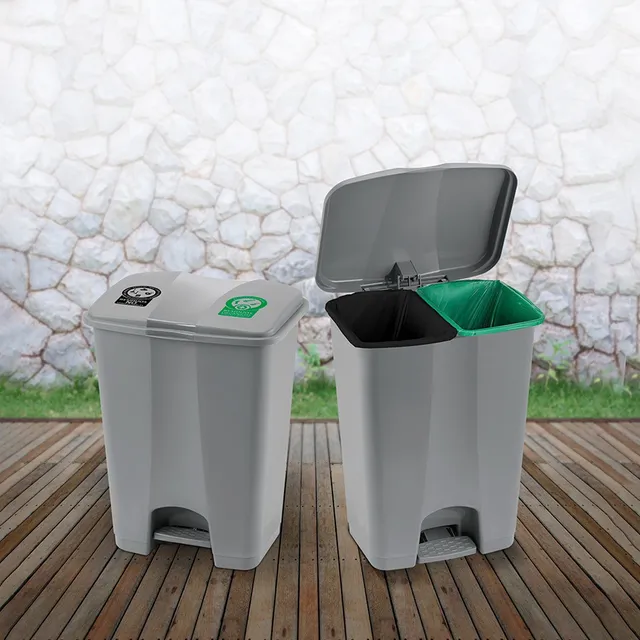 Basurero 60 L Doble