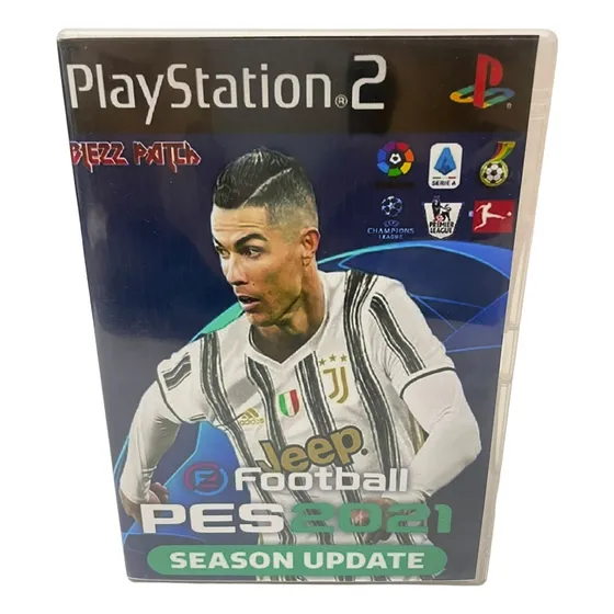 Pes 2021 Season Update Play 2 Com Capa E Pôster Ps2