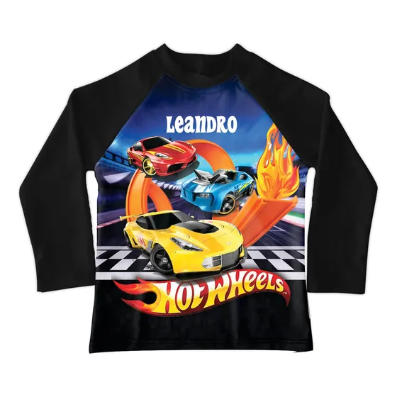Playera Sudadera De Baño Para Niño Hotwheels Personalizada