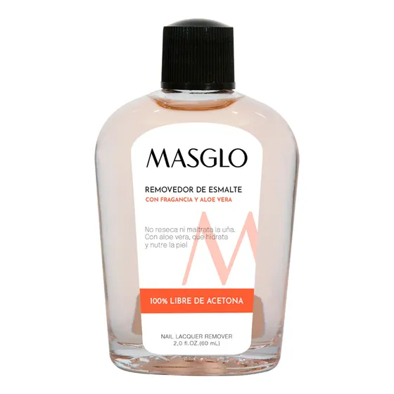 Masglo Removedor De Esmalte Tradicional 60 Ml Con Vitamina E