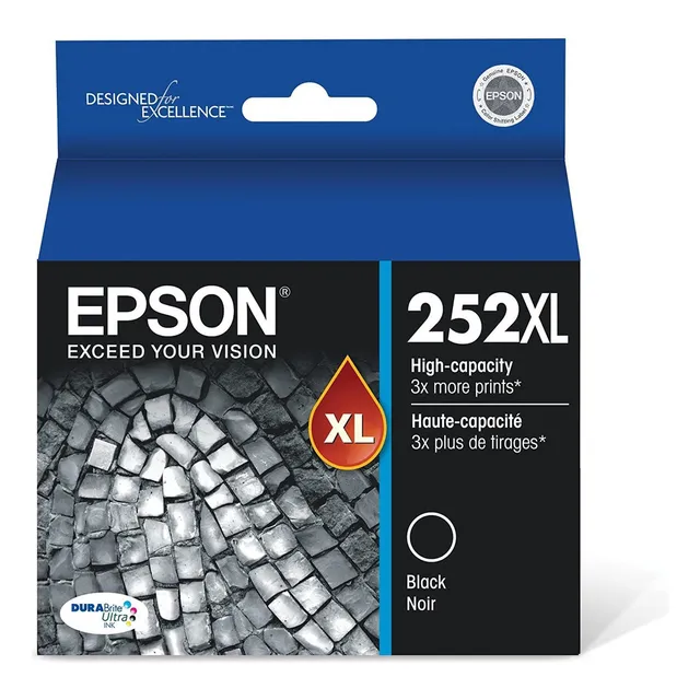 Epson Durabrite T252xl220 Ultra Cian. Cartucho De Inyección