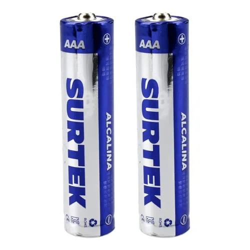 Pilas Alcalinas Aaa Blíster Con 2 Piezas Surtek