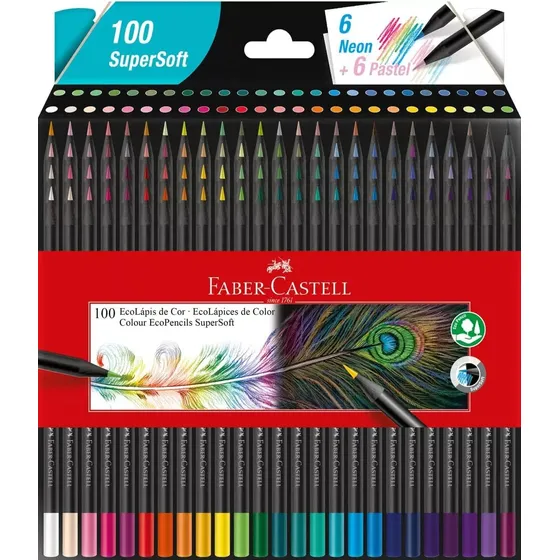 Lapices Faber-castell Supersoft X100