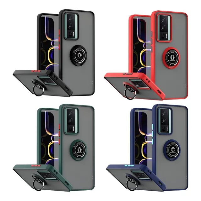 Case Funda Hardness Ring Para Xiaomi Poco F5 Pro/ Antishock