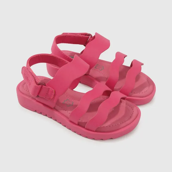 Sandalia De Niñas Fucsia Colloky