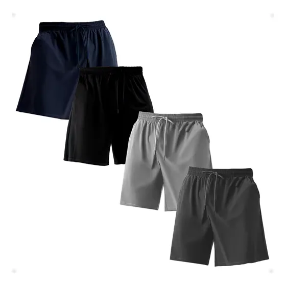 Pack X2 Shorts Bermuda Deportivo Gym Casual Fitness - Otec