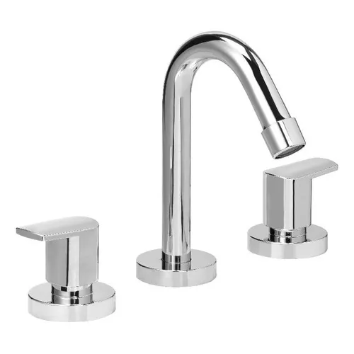 Griferia Baño Lavatorio Pico Alto Hydros Viva Nova 344211 Acabado Cromado Color Cromo