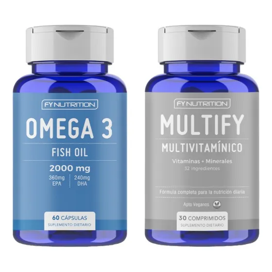 Combo Omega 3 + Multivitaminico 60 Caps