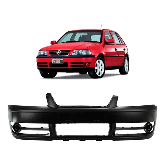 Parachoque Dianteiro Gol Parati Saveiro G3 03 04 05 Fase 2 Preto Liso