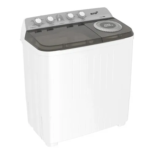Lavadora Dos Tinas Acros 16kg Blanco Blanco/gris
