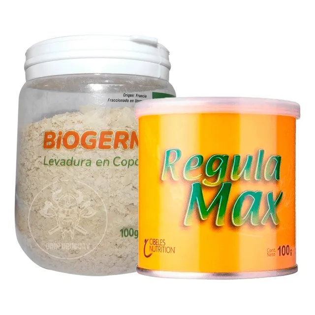 Levadura Nutricional Biogerm + Regula Max Cibeles Fibra Sabor Natural