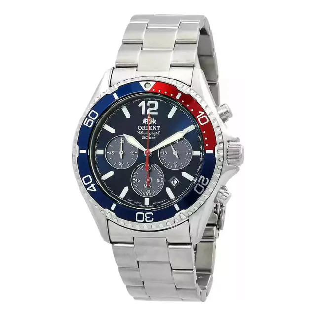 Reloj Cronógrafo Solar Mako De Orient Para Hombre, Ra-tx0201