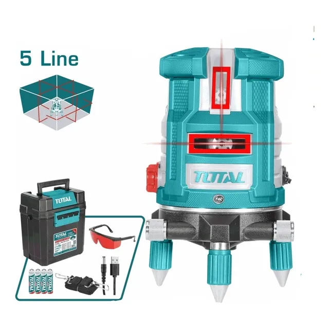 Nivel De Láser Autonivelante Total Láser Rojo 