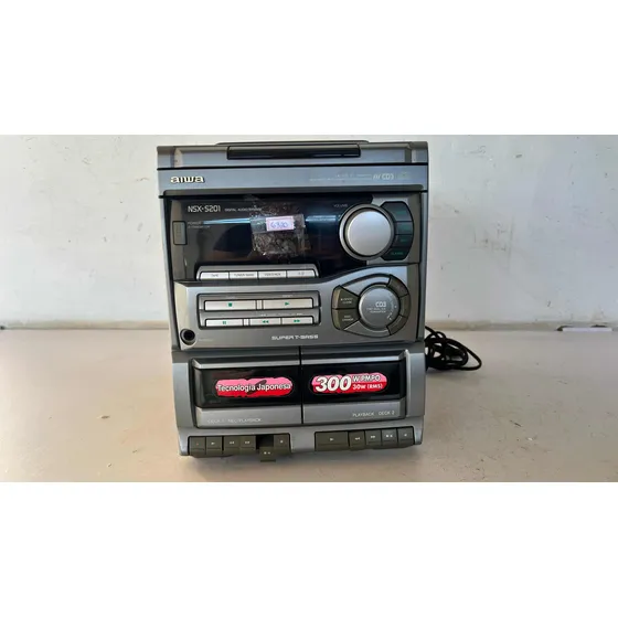 Central Rádio Aiwa Nsx 5201 Bivolt No Estado